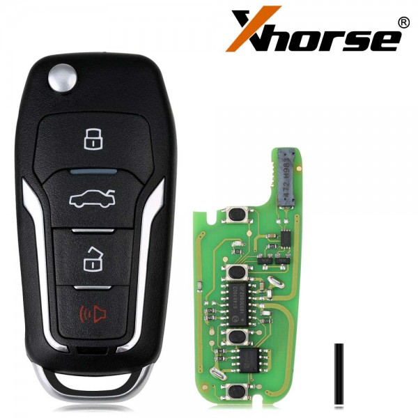 [US/UK Ship] Xhorse XEFO01EN Super Remote Key Ford Flip 4 Buttons Built-in Super Chip English Version 5pcs/lot
