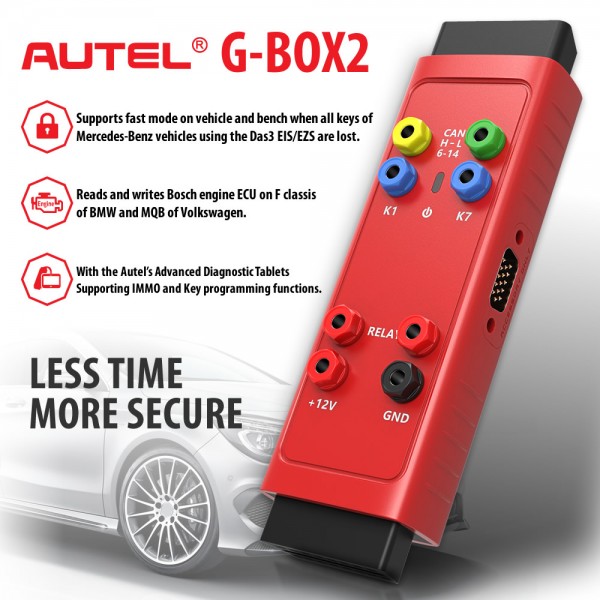 [New Year Sale] 100% Original Autel G-BOX2 Tool for Mercedes Benz All Key Lost Work with Autel MaxiIM IM608/IM508 Ship from US/UK/EU
