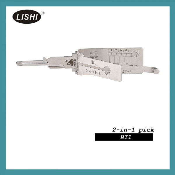 2022 New LISHI HI1 Flat Milling Hino 2-in-1 Tool