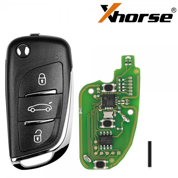 [US/UK/EU Ship] Xhorse XKDS00EN Volkswagen DS Style Wire Remote Key 3 Button 5pcs/lot