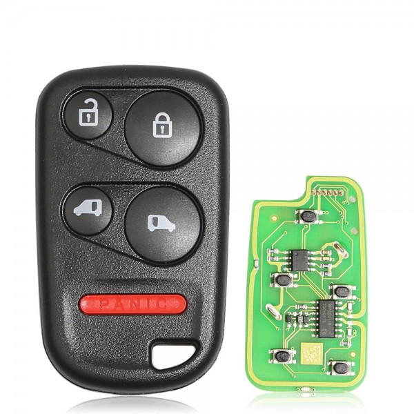 Xhorse XKHO04EN Wire Remote key Honda Separate 4 Buttons with Sliding Door Button English Version 5pcs/lot