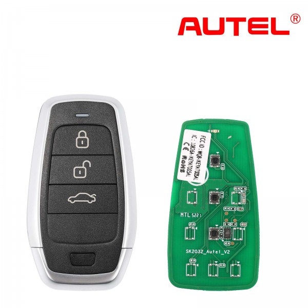 [In Stock] AUTEL IKEYAT003BL 3 Buttons Independent Universal Smart Key 5pcs/lot
