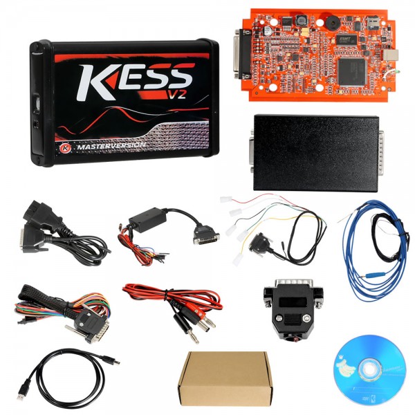 [New Year Sale] Kess V2 V5.017 EU Version SW V2.8 with Red PCB Online Version Support 140 Protocol No Token Limited