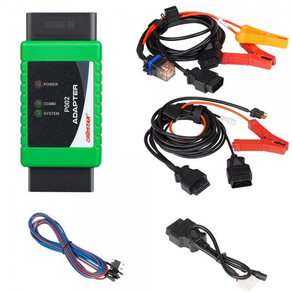 [US/EU Ship] OBDSTAR P002 Adapter Full Package with TOYOTA 8A Cable + Ford All Key Lost Cable Work with X300 DP Plus and Pro4
