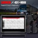 [US Ship] Original Launch X431 V+ HD3 Wifi/Bluetooth Heavy Duty Truck Diagnostic Tool Free Update Online