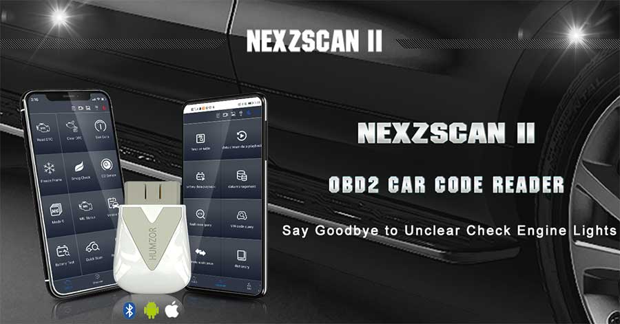  Humzor NexzScan II NL100 Professional Bluetooth OBD2 Scanner