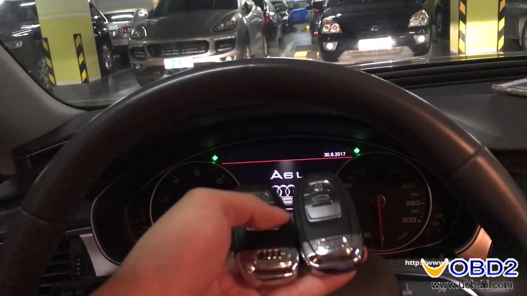 Audi A6L 2013 5th immo keys are working 