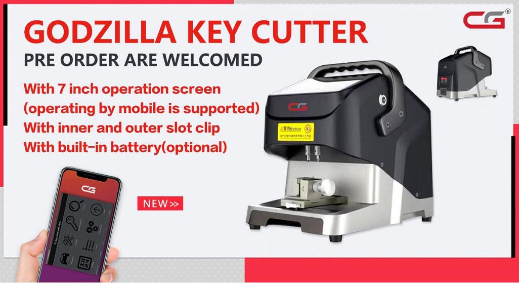 CG Godzilla Automotive Key Cutting Machine