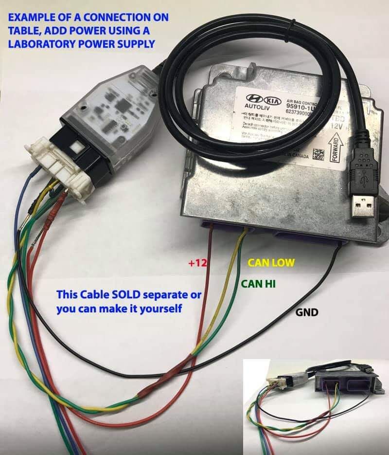 Diatronik SRS+DASH+CALC+EPS OBD Tool and GPROG LITE SL Adapter 